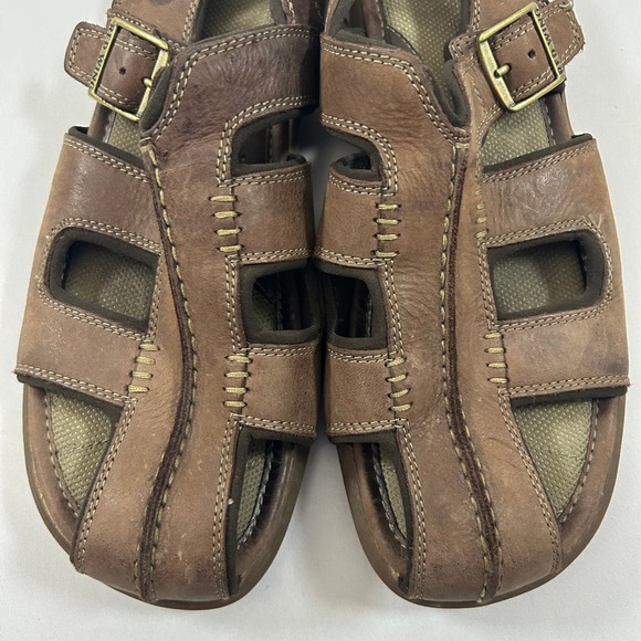 Red Wing Fisherman Sandals Mens 11 Brown Leather Buckle Strap 4151 Casual Rugged main image 5